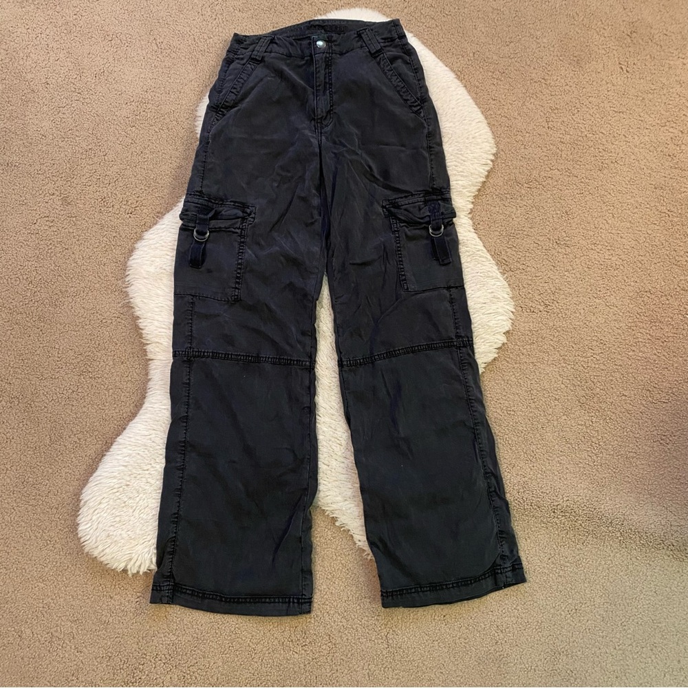 American Eagle Black Lightweight Cargo Pants